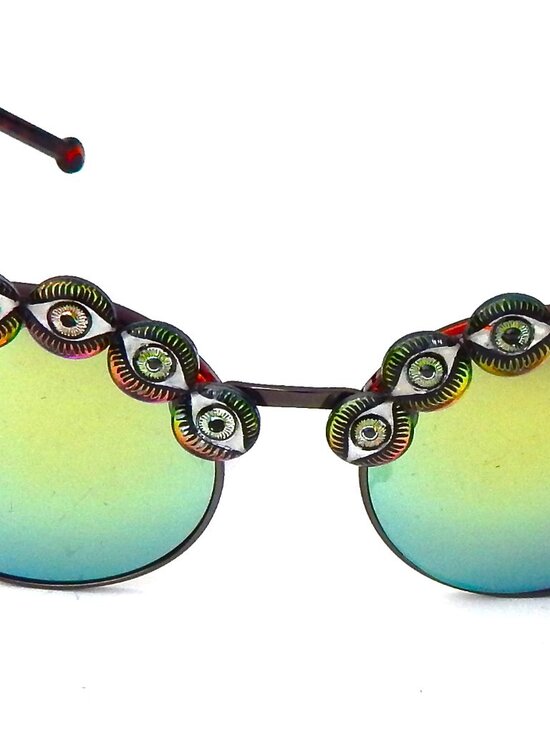 GASOLINE GLAMOUR EYE SPY GREEN EYE ACID COCO SUNGLASSES ?️ ?️‍♀️ ? ? main image 6